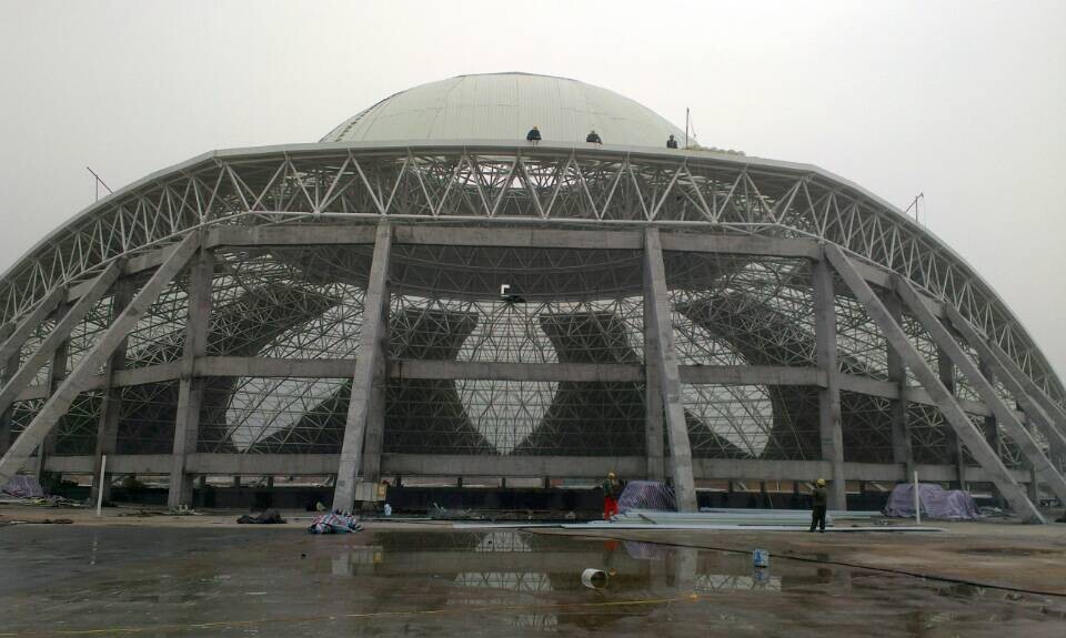 黑河温泉馆网架工程